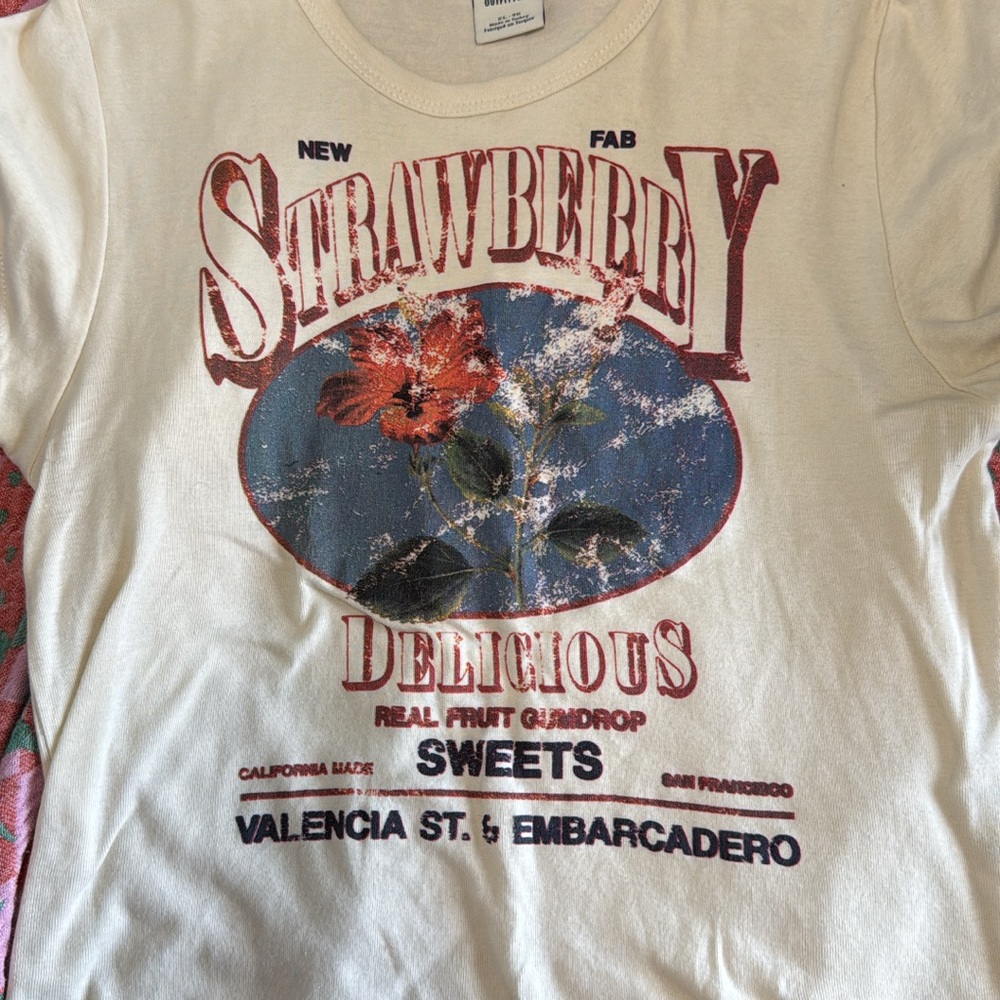 Urban Outfitters Strawberry Graphic Tee